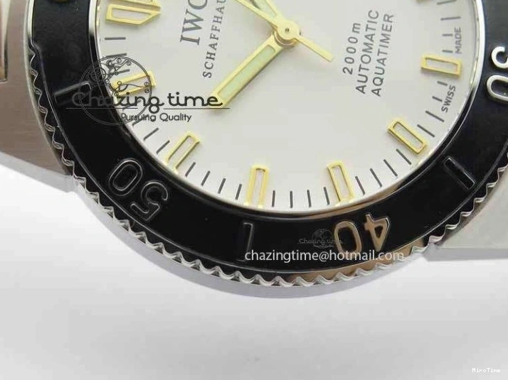 MIROTIME 0401 Aquatimer Automatic SS Noob Best Edition White Dial On SS Bracelet A Lightweight 7251